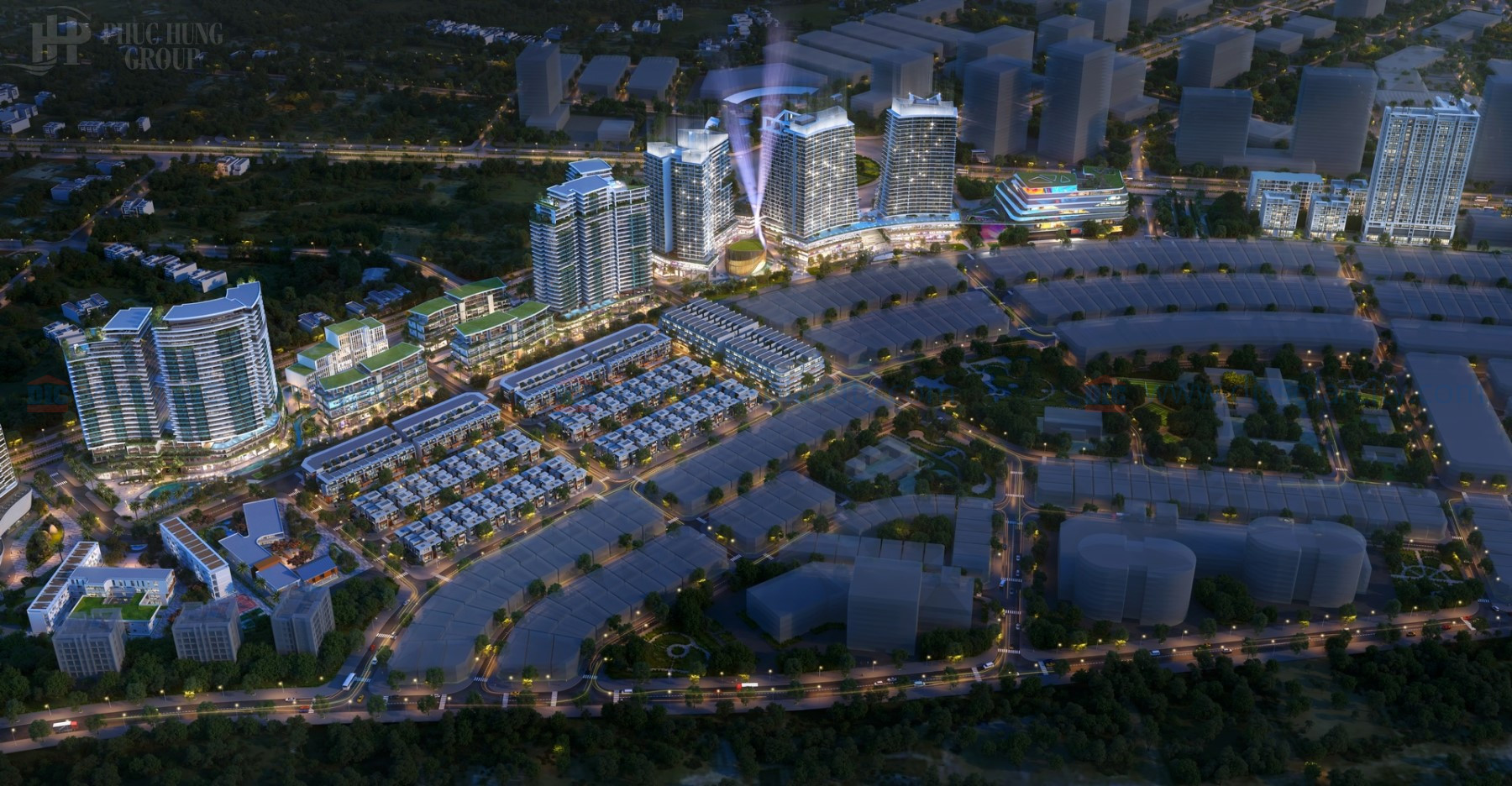 Dic Solar City Vũng Tàu Vào Ban đêm